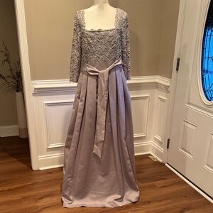 Jessica Howard Lavender Long Sleeve Dress